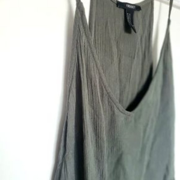 Green Fit Flare Tank - Picture 1 of 4